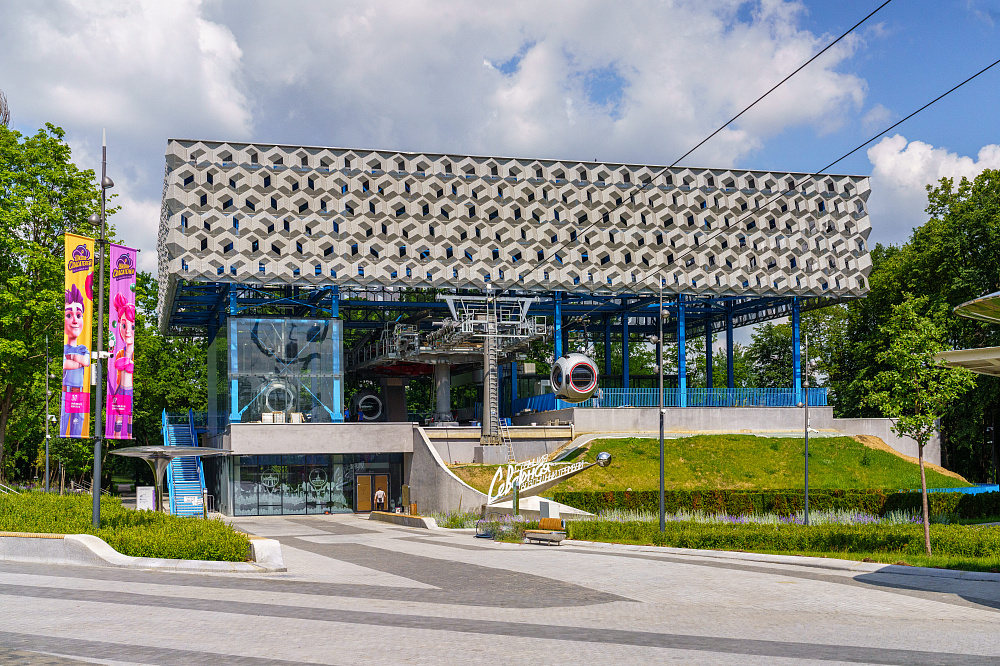 Канатная дорога "Воздушный трамвай" на ВДНХ. Изображение 2