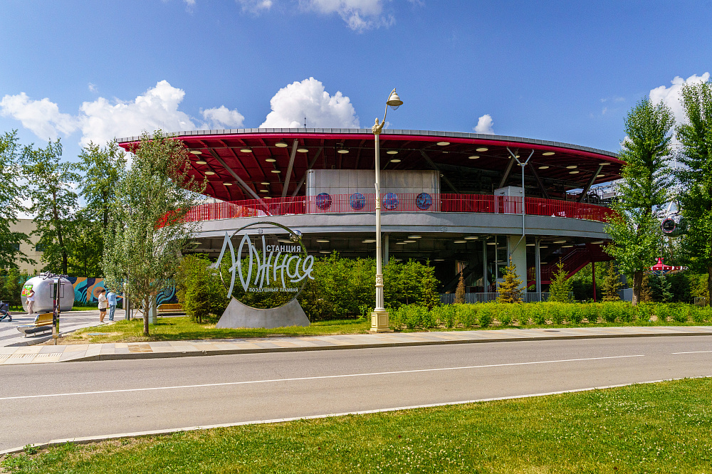 Канатная дорога "Воздушный трамвай" на ВДНХ. Изображение 1