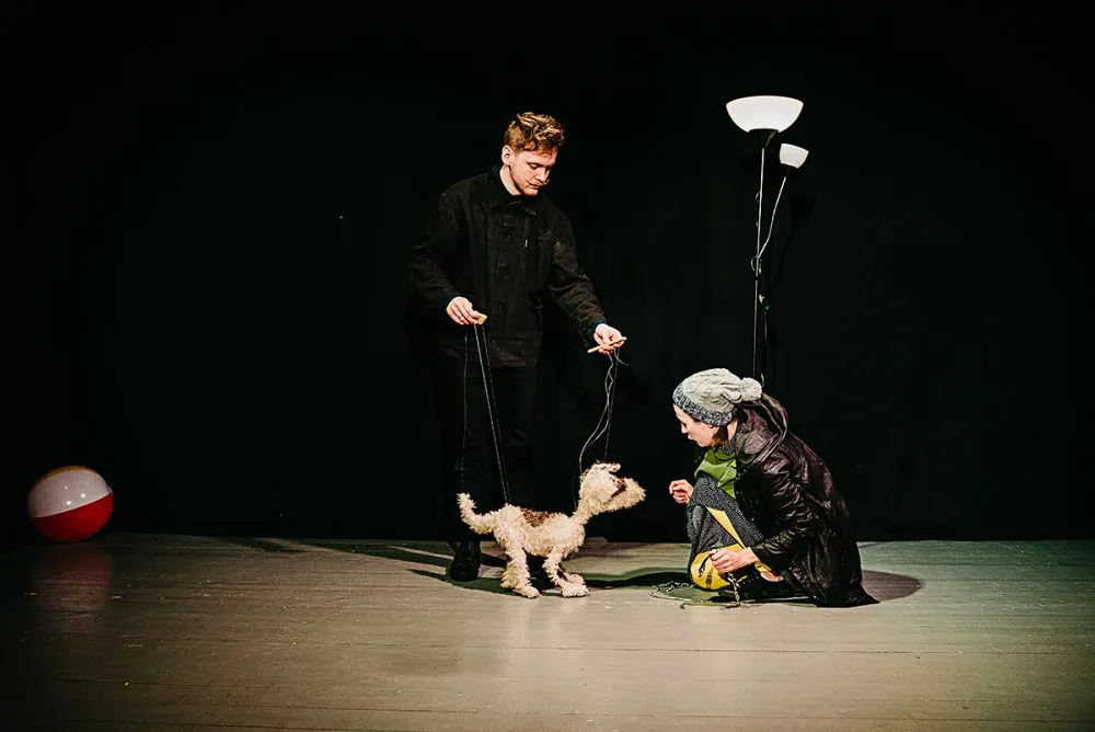 Девочка и пес. Изображение 1