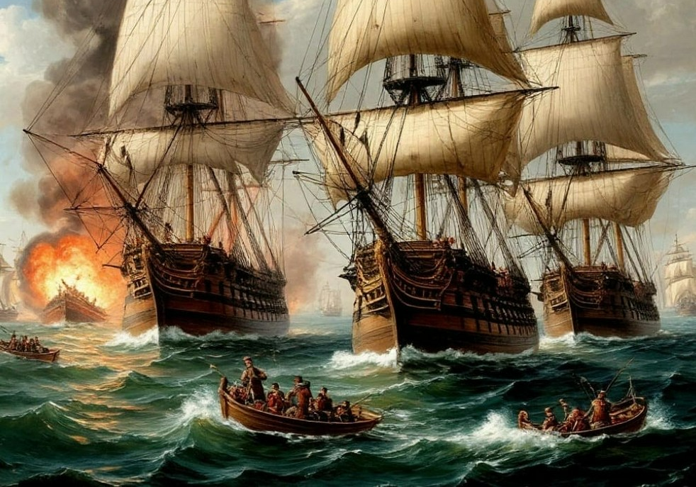 Морская баталия. Изображение 1