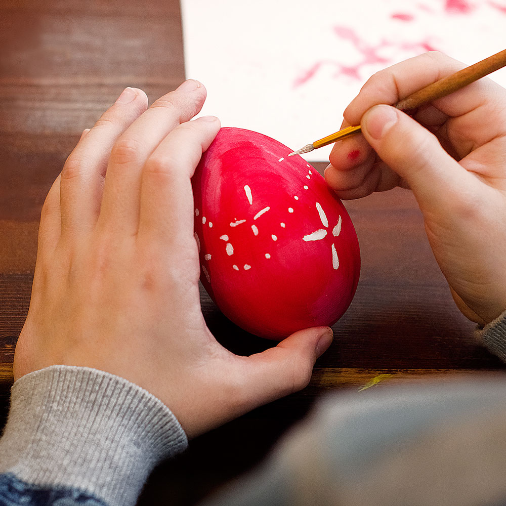 Мастер-класс по росписи деревянного пасхального яйца в «Русском стиле». Изображение 2