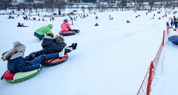 Тюбинговая горка в Ростокино. Изображение 4