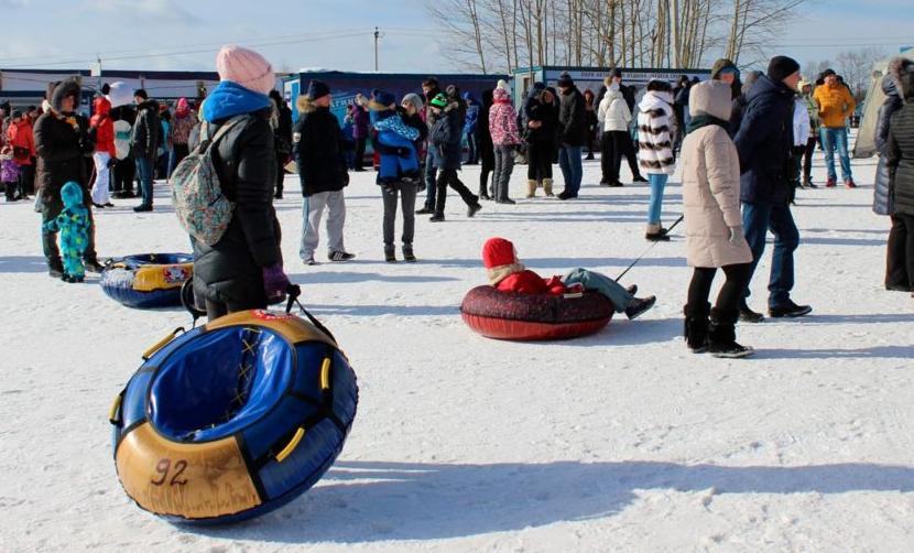Тюбинг парк Елагино. Изображение 3