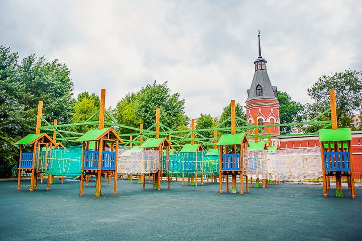 Веревочный парк в Таганском парке. Изображение 5