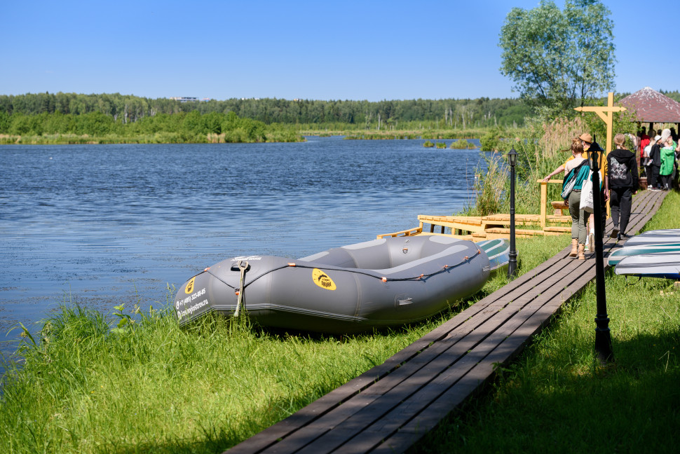 Экскурсия на рафте по плёсу Верхнеяузского водно-болотного комплекса. Изображение 3