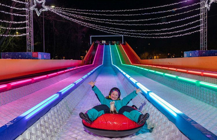 Тюбинговая горка «Сияние». Изображение 1