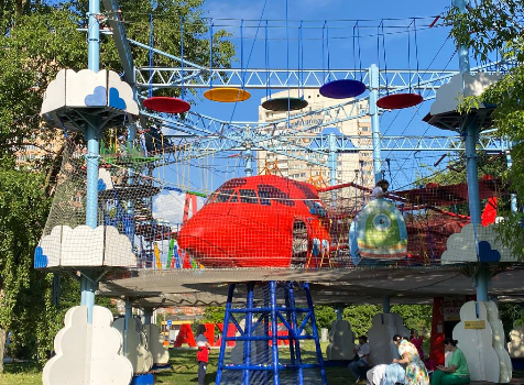 Верёвочный парк FunГрад в парке Олимпийской Деревни. Изображение 4