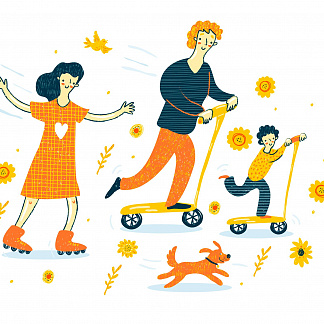 Потеплело! Идем гулять!