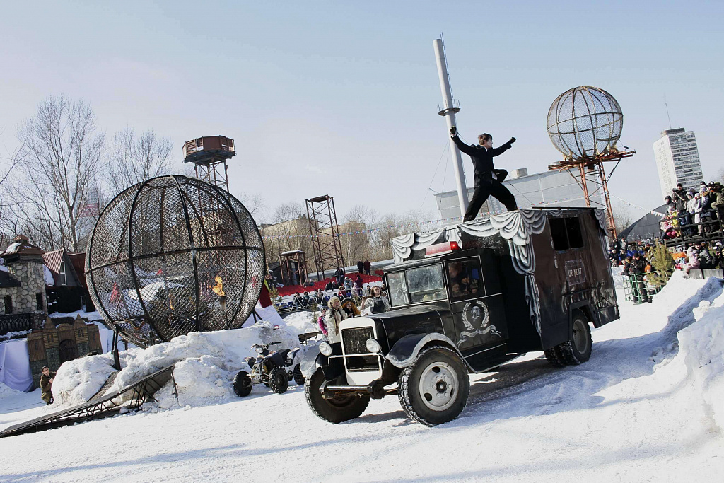 Каскадёрская Масленица «Блин Джедая». Изображение 1