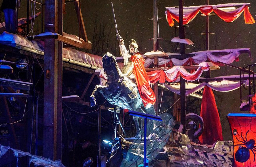 Русская сказка - Новогодняя елка в Байк-центре. Изображение 5