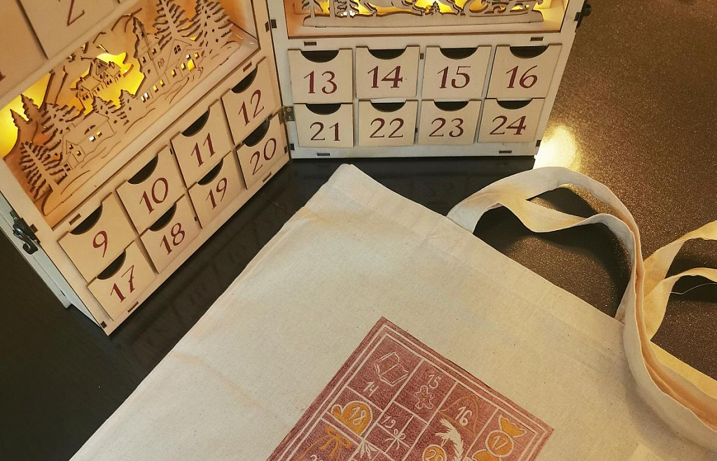 Мастер-класс по линогравюре «Авторский рождественский адвент-календарь». Изображение 2