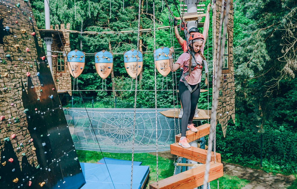 Веревочный парк в парке "Кузьминки". Изображение 4