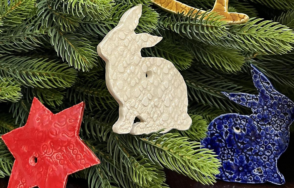 Мастер-класс "Керамическая ёлочная игрушка". Изображение 4