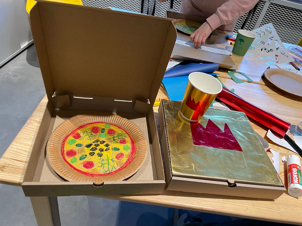 Дизайн новогодней пиццы. Старшая группа. Изображение 1