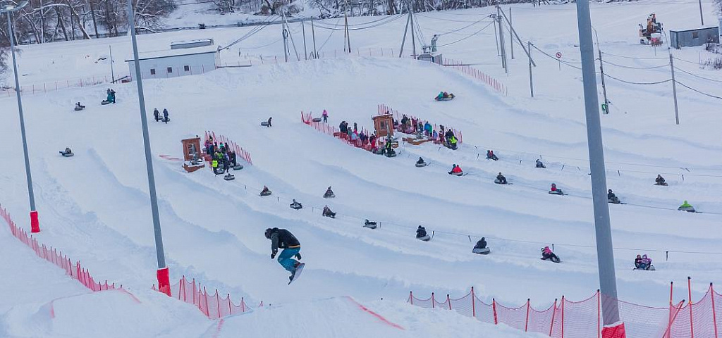 Тюбинг парк Елагино. Изображение 1