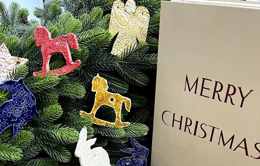 Мастер-класс "Керамическая ёлочная игрушка". Изображение 1