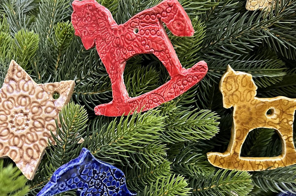 Мастер-класс "Керамическая ёлочная игрушка". Изображение 2