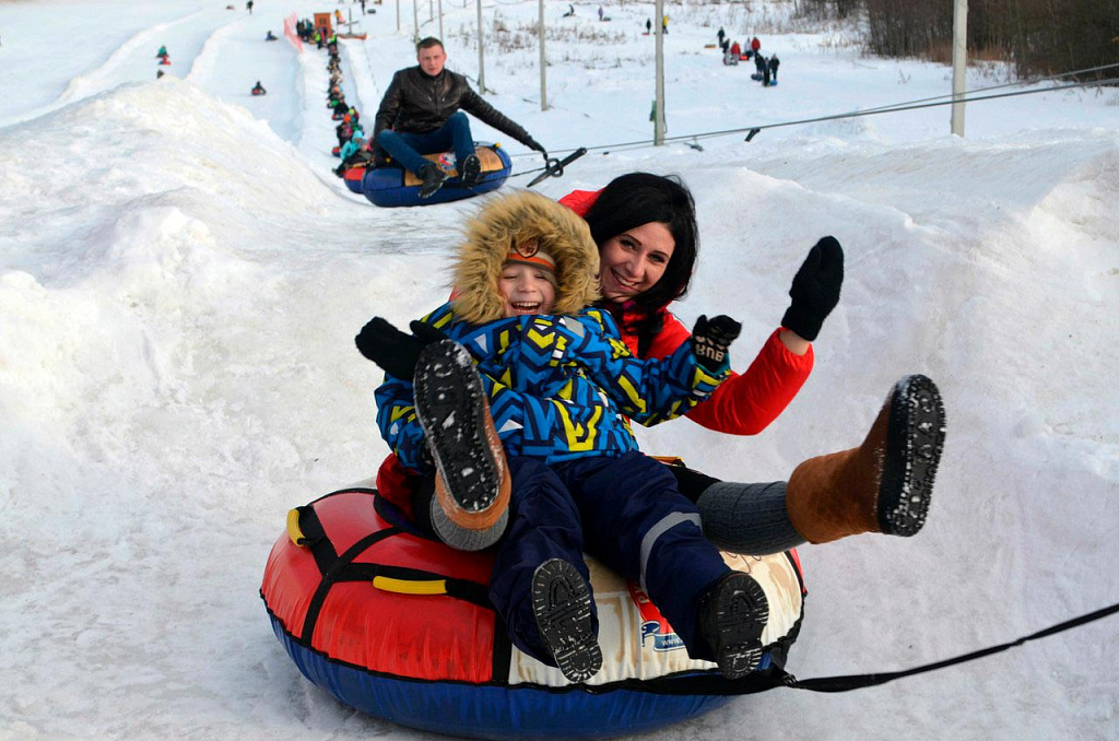 Тюбинг парк Елагино. Изображение 2