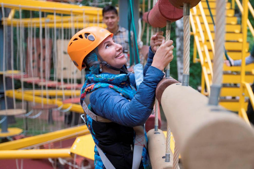 Веревочный парк в Царицыно. Изображение 2