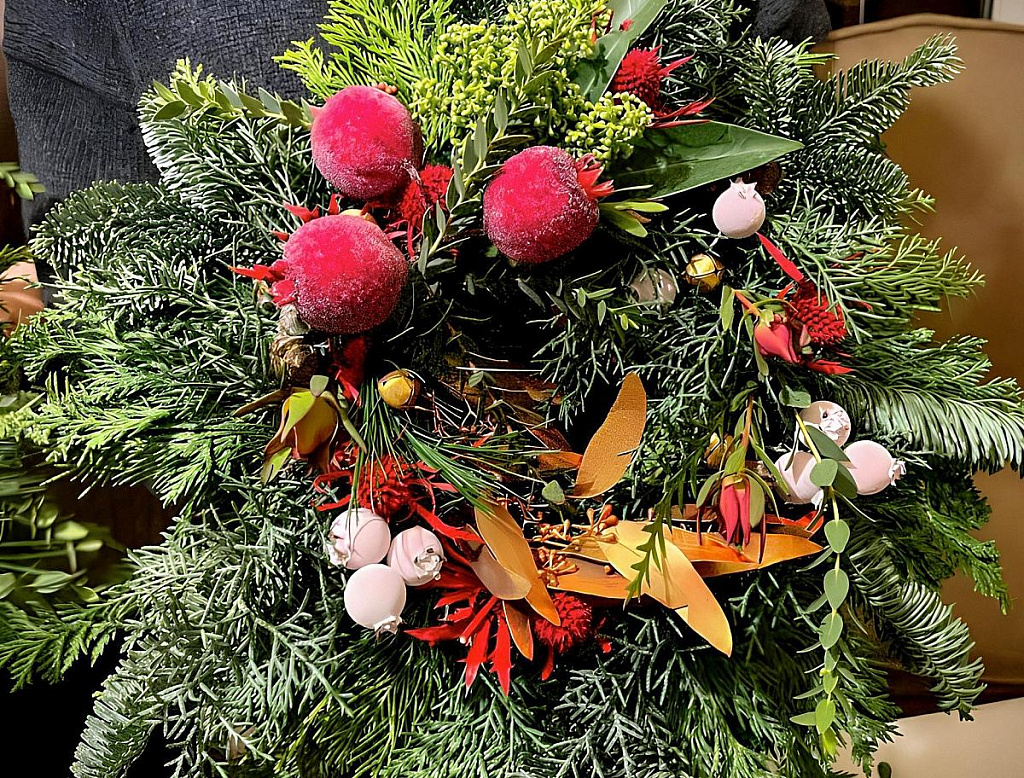 МАСТЕР-КЛАСС «РОЖДЕСТВЕНСКИЙ ВЕНОК». Изображение 2