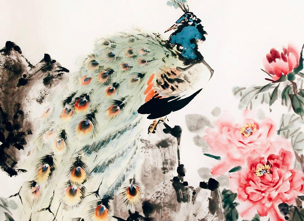 Мастер-класс по китайской живописи "Пион". Изображение 3