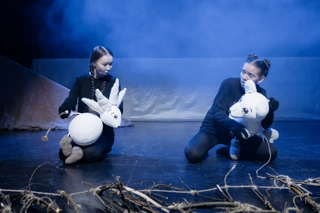 Кукольный спектакль «Зимняя сказка» по сказкам Сергея Козлова. Изображение 4